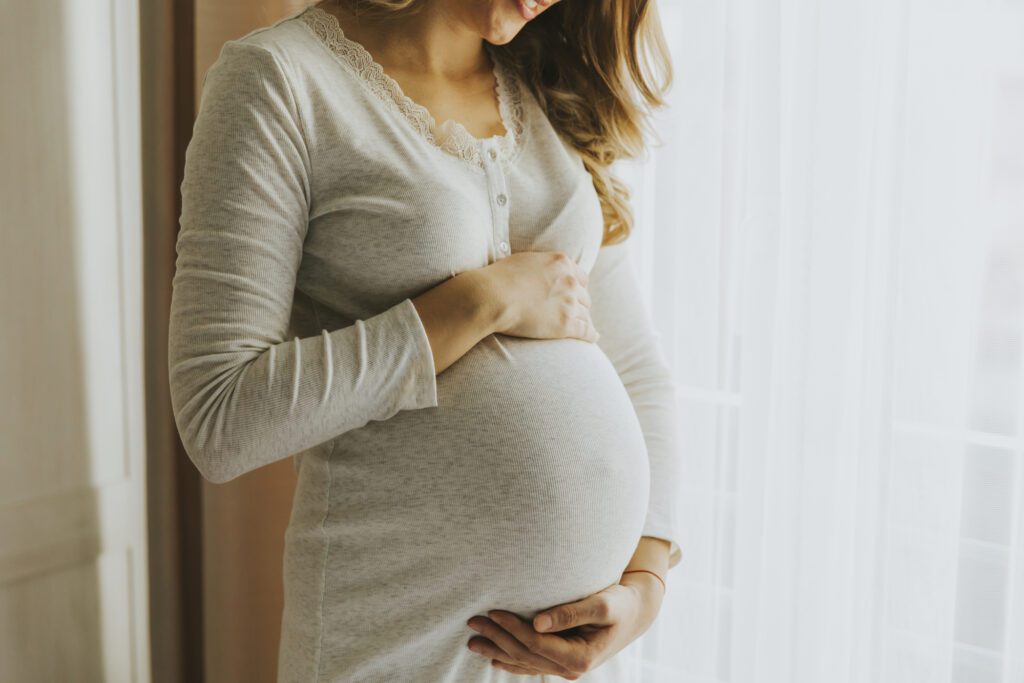 a pregnant woman with sciatica