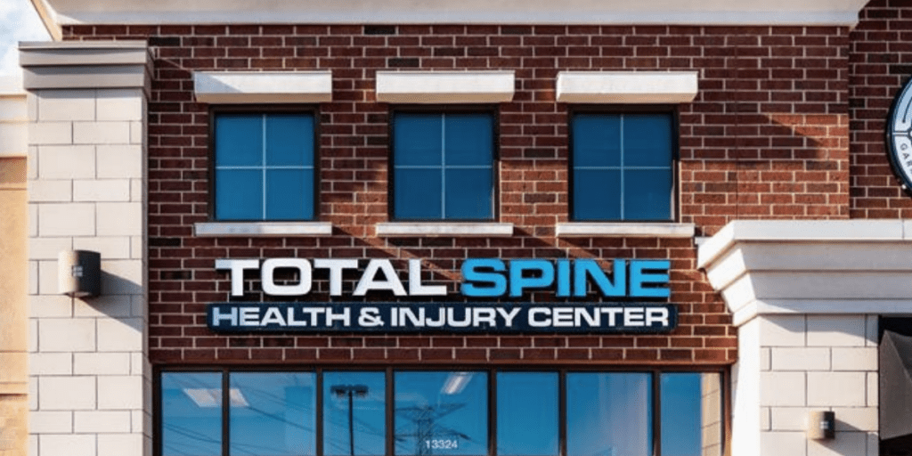 Total Spine Chiropractic Sign